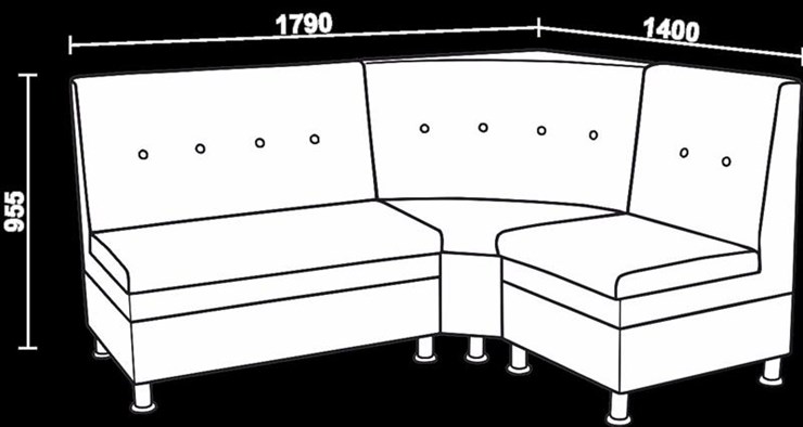Кухонный диван Нео КМ-05 ДУ в Петропавловске-Камчатском - изображение 2